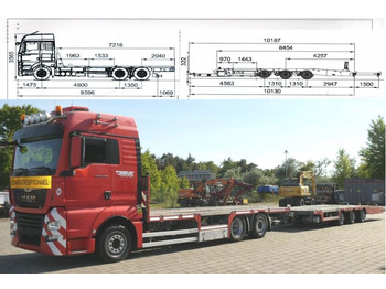 Автовоз камион MAN TGX