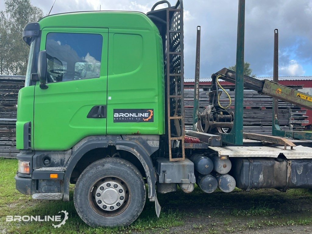 2001 Scania R144 6x4 Loglift + 1997 Närko TP3-RT-280 - Камион за дърва: снимка 4 2001 Scania R144 6x4 Loglift + 1997 Närko TP3-RT-280 - Камион за дърва: снимка 4