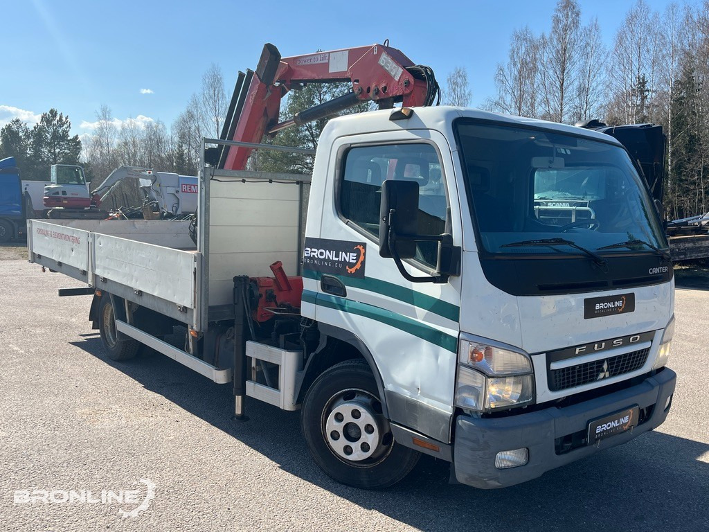 2011 Mitsubishi Fuso Canter + HMF 635K3 - Бордови камион: снимка 2 2011 Mitsubishi Fuso Canter + HMF 635K3 - Бордови камион: снимка 2