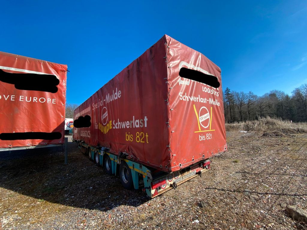 Aufbau Plane Coilmulde Abnehmbar - Нискорамна площадка полуремарке: снимка 4 Aufbau Plane Coilmulde Abnehmbar - Нискорамна площадка полуремарке: снимка 4