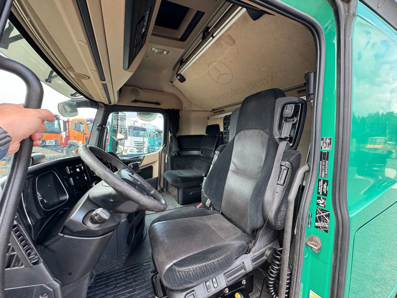 Самосвал камион Mercedes-Benz Actros 1842 Kipper Dreiseitenkipper: снимка 11