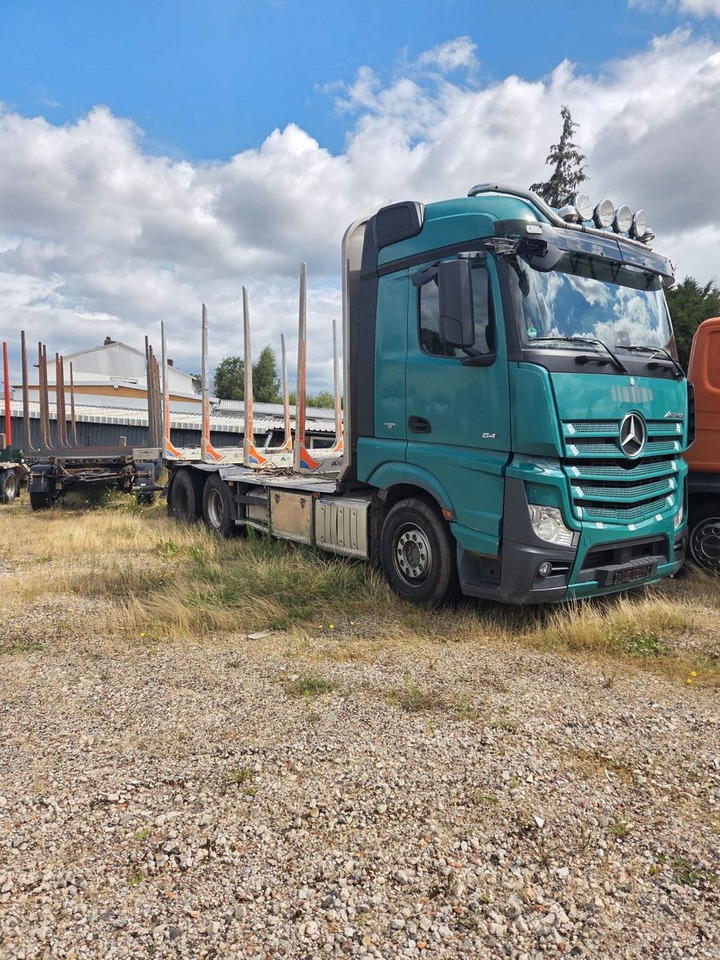 Mercedes-Benz Actros 2648 Holztransporter Kran Vorbereitet - Камион за дърва: снимка 2 Mercedes-Benz Actros 2648 Holztransporter Kran Vorbereitet - Камион за дърва: снимка 2