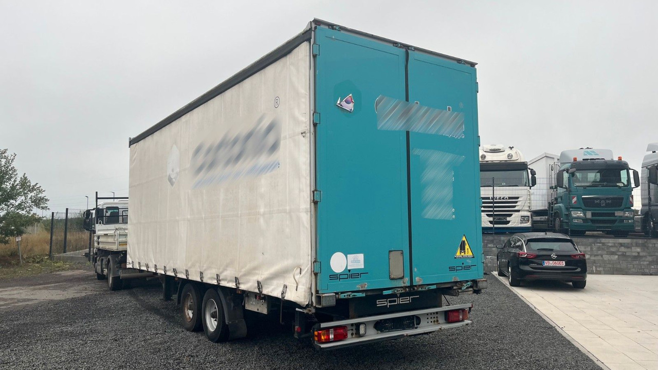 Spier ZPL 255 Tandem Anhänger BPW Achsen - Брезентово ремарке: снимка 3 Spier ZPL 255 Tandem Anhänger BPW Achsen - Брезентово ремарке: снимка 3