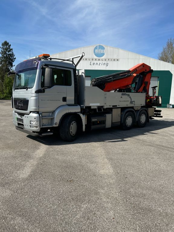 MAN TGS 33 . 440 6x4 Palfinger P K 74002 Seilwinde - Камион с кран, Бордови камион: снимка 2 MAN TGS 33 . 440 6x4 Palfinger P K 74002 Seilwinde - Камион с кран, Бордови камион: снимка 2