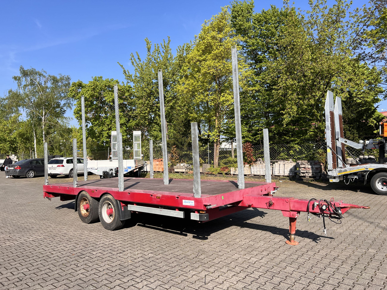 Auwaerter X-LTL110 Tandempritsche, ausziehbar - Бордово ремарке/ Платформа: снимка 5 Auwaerter X-LTL110 Tandempritsche, ausziehbar - Бордово ремарке/ Платформа: снимка 5