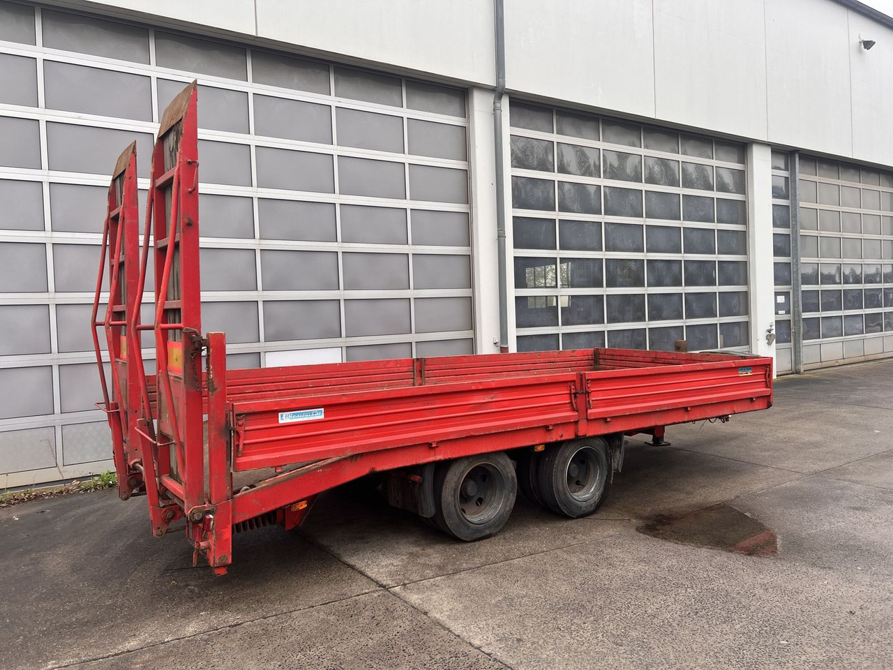 Blomenröhr 13,8 t Tandemtieflader - Нискорамна площадка ремарке: снимка 2 Blomenröhr 13,8 t Tandemtieflader - Нискорамна площадка ремарке: снимка 2