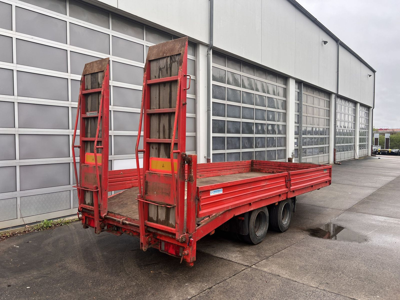Blomenröhr 13,8 t Tandemtieflader - Нискорамна площадка ремарке: снимка 3 Blomenröhr 13,8 t Tandemtieflader - Нискорамна площадка ремарке: снимка 3