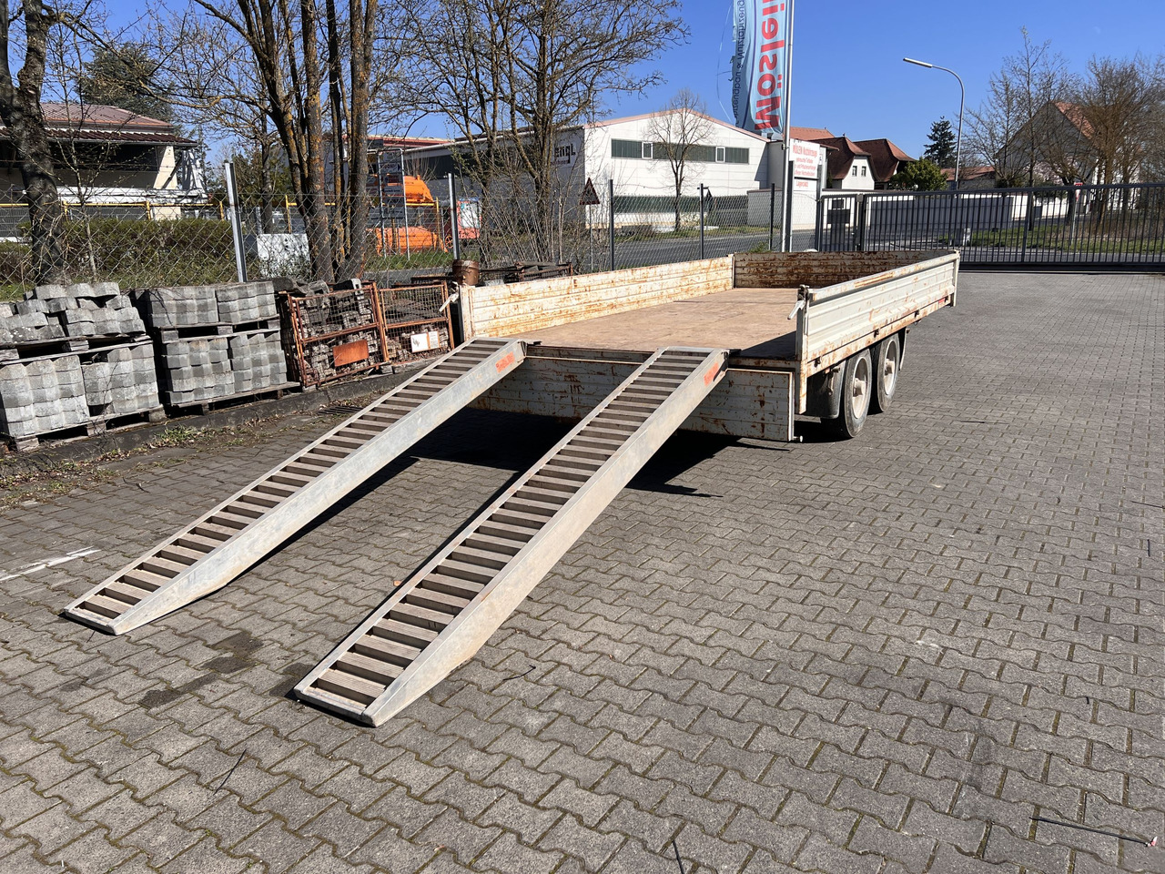 HIRTH TT Tandemtieflader - Нискорамна площадка ремарке: снимка 2 HIRTH TT Tandemtieflader - Нискорамна площадка ремарке: снимка 2