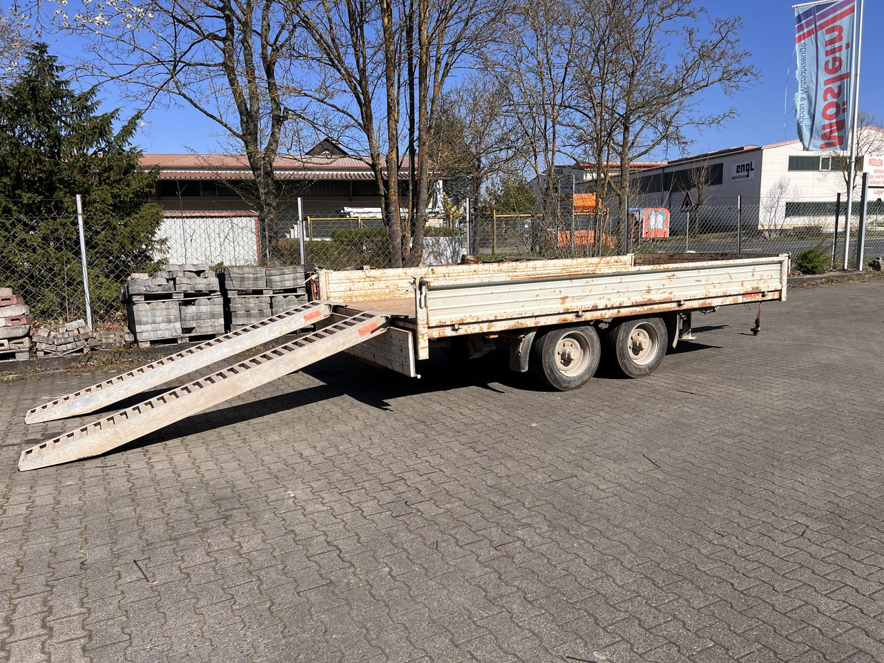 HIRTH TT Tandemtieflader - Нискорамна площадка ремарке: снимка 5 HIRTH TT Tandemtieflader - Нискорамна площадка ремарке: снимка 5