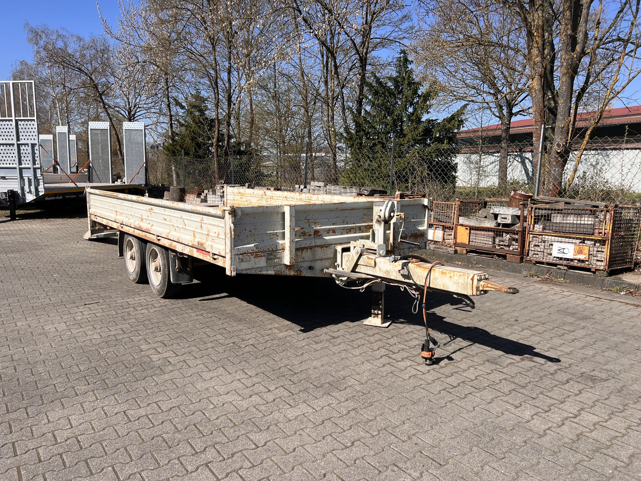 HIRTH TT Tandemtieflader - Нискорамна площадка ремарке: снимка 4 HIRTH TT Tandemtieflader - Нискорамна площадка ремарке: снимка 4