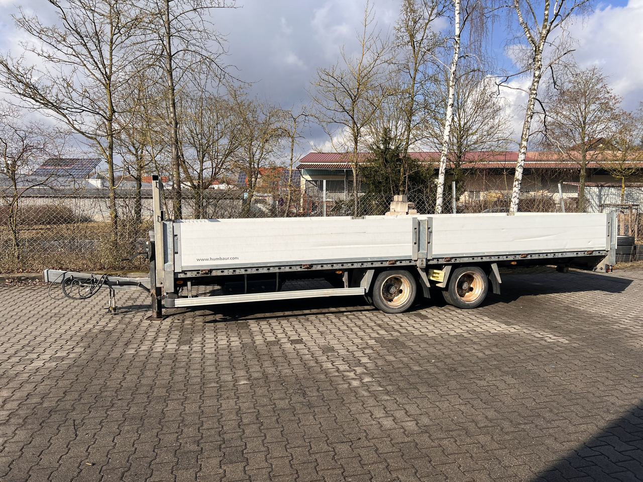 Humbaur HBTZ 137224 14,4 t Tandem- Pritschenanhänger- Tieflader - Нискорамна площадка ремарке: снимка 1 Humbaur HBTZ 137224 14,4 t Tandem- Pritschenanhänger- Tieflader - Нискорамна площадка ремарке: снимка 1