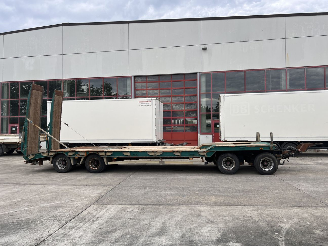 Humbaur HTD 409525-4A 4 Achs Tiefladeranhänger - Нискорамна площадка ремарке: снимка 1 Humbaur HTD 409525-4A 4 Achs Tiefladeranhänger - Нискорамна площадка ремарке: снимка 1