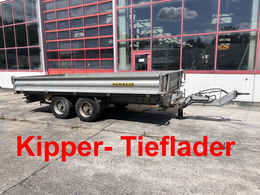 Humbaur htk105024 Tandemkipper- Tieflader - Самосвал ремарке: снимка 1 Humbaur htk105024 Tandemkipper- Tieflader - Самосвал ремарке: снимка 1