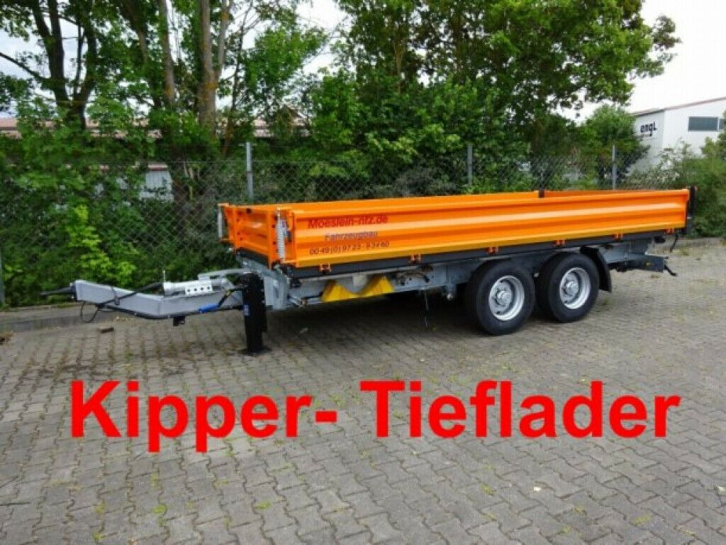 Möslein 13 t Tandem 3- Seitenkipper Tieflader-- Neufahr - Самосвал ремарке: снимка 2 Möslein 13 t Tandem 3- Seitenkipper Tieflader-- Neufahr - Самосвал ремарке: снимка 2