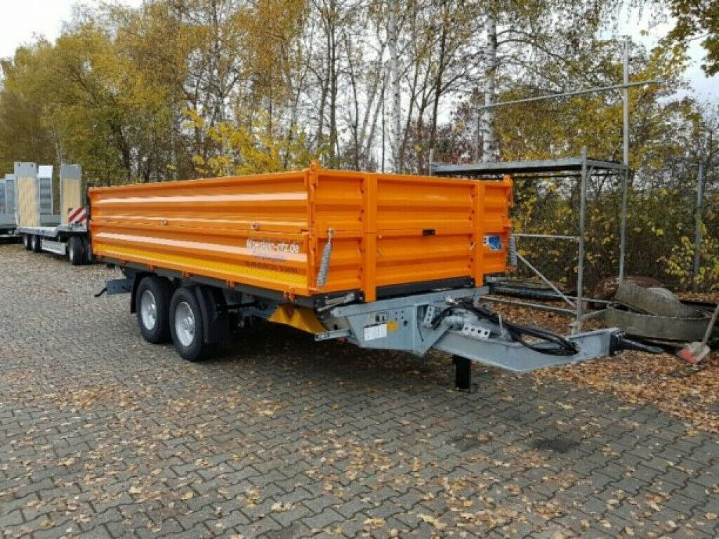 Möslein 13 t Tandem Kipper Tiefladermit Bordwand- Aufsa - Самосвал ремарке: снимка 5 Möslein 13 t Tandem Kipper Tiefladermit Bordwand- Aufsa - Самосвал ремарке: снимка 5
