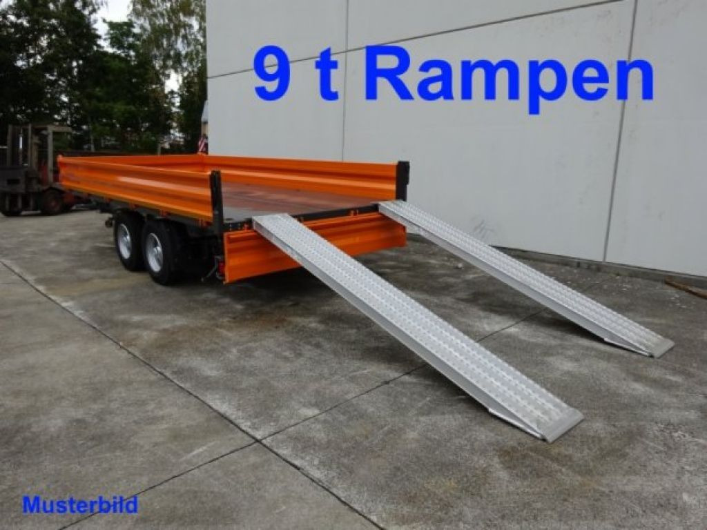 Möslein 13 t Tandem Kipper Tiefladermit Bordwand- Aufsa - Самосвал ремарке: снимка 5 Möslein 13 t Tandem Kipper Tiefladermit Bordwand- Aufsa - Самосвал ремарке: снимка 5