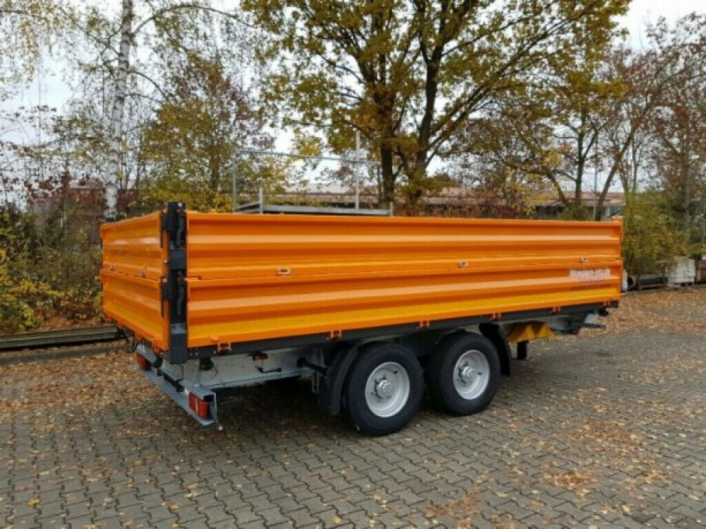 Möslein 13 t Tandem Kipper Tiefladermit Bordwand- Aufsa - Самосвал ремарке: снимка 3 Möslein 13 t Tandem Kipper Tiefladermit Bordwand- Aufsa - Самосвал ремарке: снимка 3