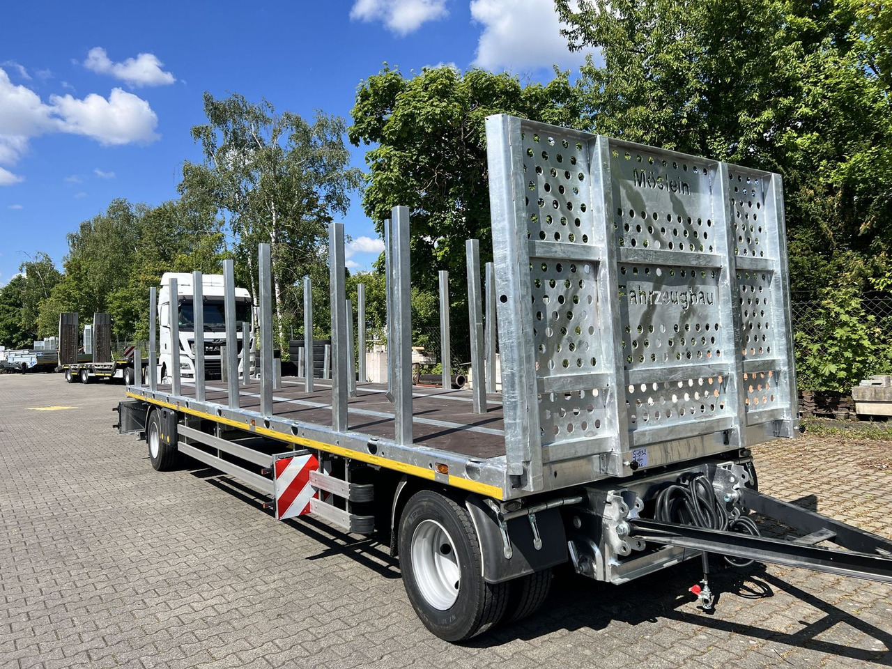 Möslein 2 Achs Jumbo- Plato- Anhänger - Бордово ремарке/ Платформа: снимка 3 Möslein 2 Achs Jumbo- Plato- Anhänger - Бордово ремарке/ Платформа: снимка 3