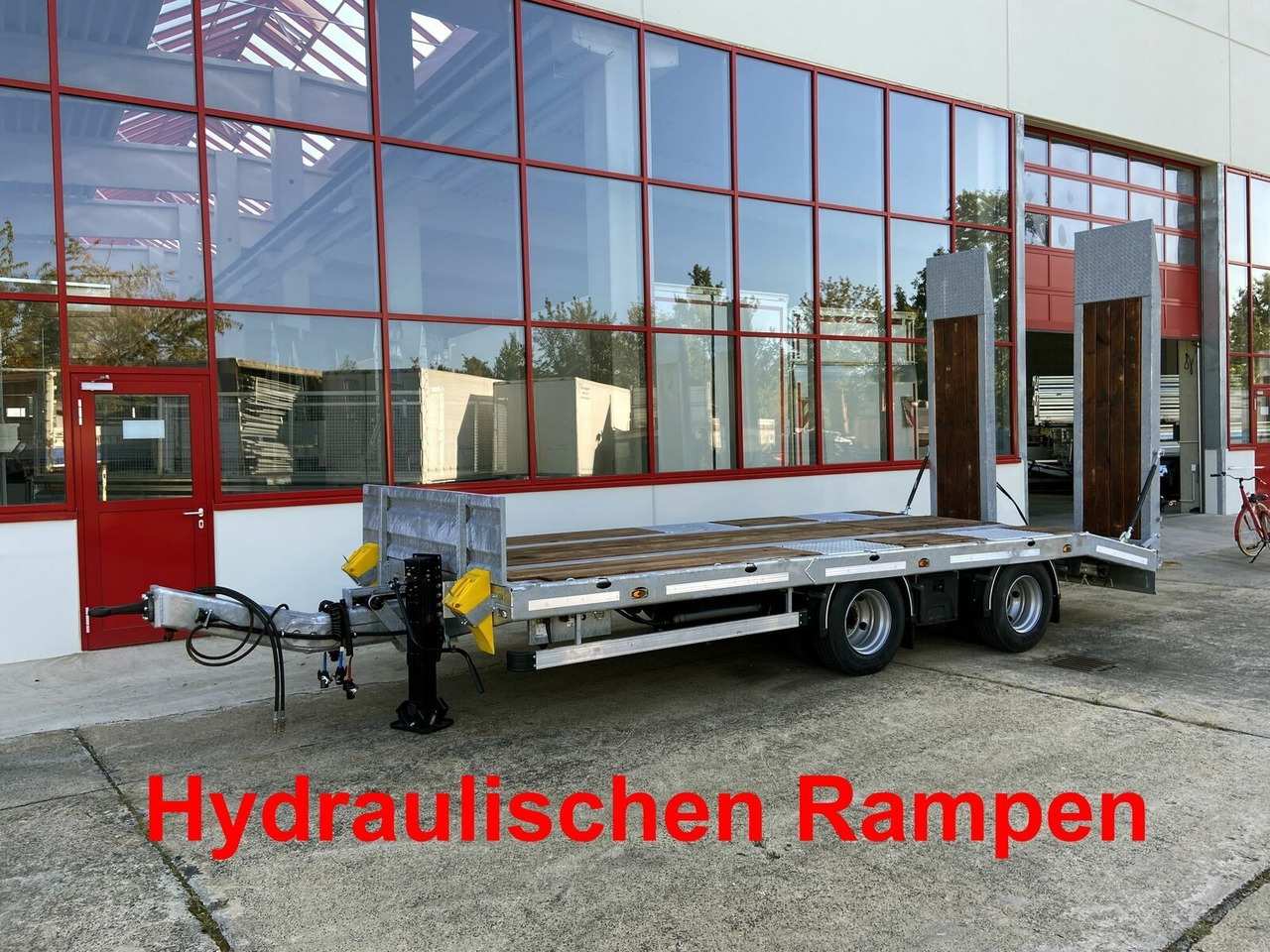 Möslein 21 t Tandemtieflader, hydr. Rampen, NEU - Нискорамна площадка ремарке: снимка 2 Möslein 21 t Tandemtieflader, hydr. Rampen, NEU - Нискорамна площадка ремарке: снимка 2