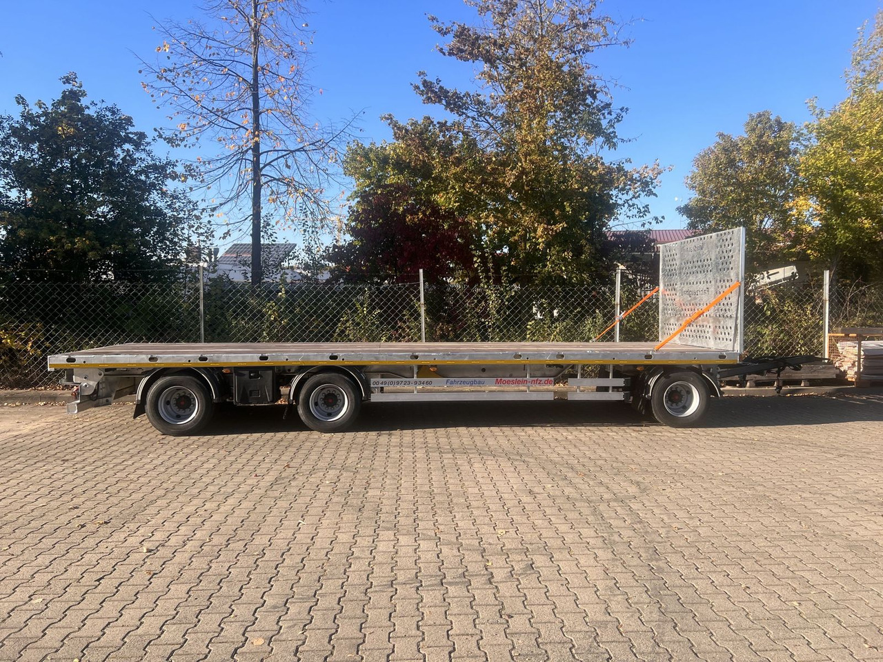 Möslein 3 Achs Jumbo- Plato- Anhänger 10 m, Mega - Бордово ремарке/ Платформа: снимка 4 Möslein 3 Achs Jumbo- Plato- Anhänger 10 m, Mega - Бордово ремарке/ Платформа: снимка 4