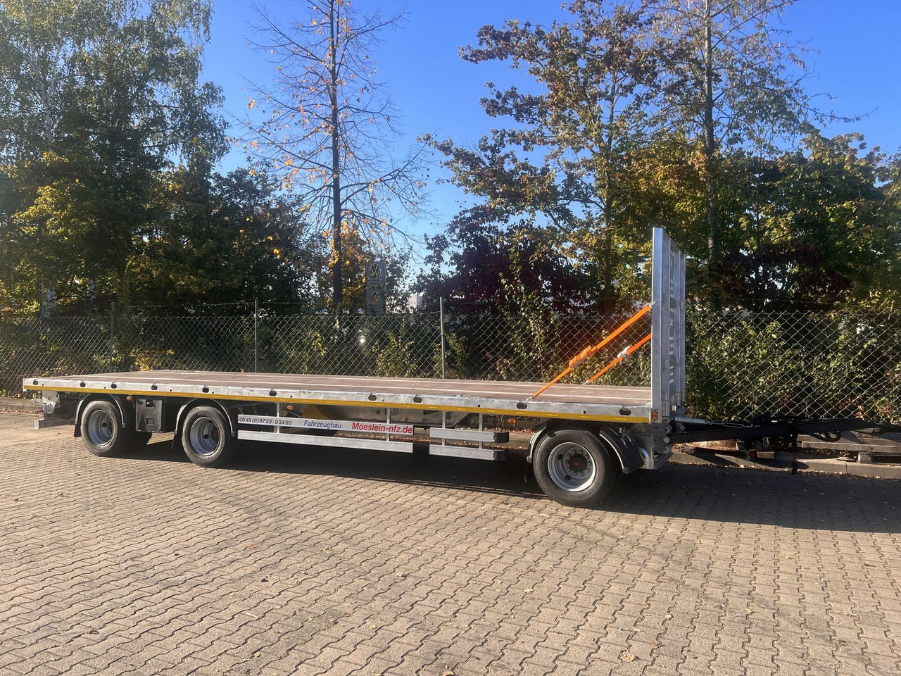 Möslein 3 Achs Jumbo- Plato- Anhänger 10 m, Mega - Бордово ремарке/ Платформа: снимка 5 Möslein 3 Achs Jumbo- Plato- Anhänger 10 m, Mega - Бордово ремарке/ Платформа: снимка 5