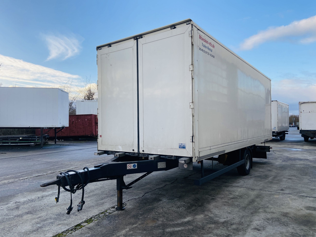 Möslein EK 1- D 7,3 1 Achs Kofferanhänger - Затворена каросерия ремарке: снимка 5 Möslein EK 1- D 7,3 1 Achs Kofferanhänger - Затворена каросерия ремарке: снимка 5