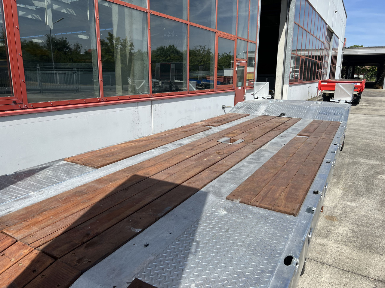 Möslein T 2 Schwebheim Neuer 2 Achs Tieflader- Anhänger, Verbreiterung - Нискорамна площадка ремарке: снимка 5 Möslein T 2 Schwebheim Neuer 2 Achs Tieflader- Anhänger, Verbreiterung - Нискорамна площадка ремарке: снимка 5