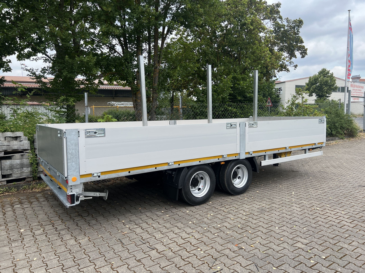 Möslein THT 14,4 G 7,2 14,4 t Tandem- Pritschenanhänger- Tieflader - Бордово ремарке/ Платформа: снимка 4 Möslein THT 14,4 G 7,2 14,4 t Tandem- Pritschenanhänger- Tieflader - Бордово ремарке/ Платформа: снимка 4