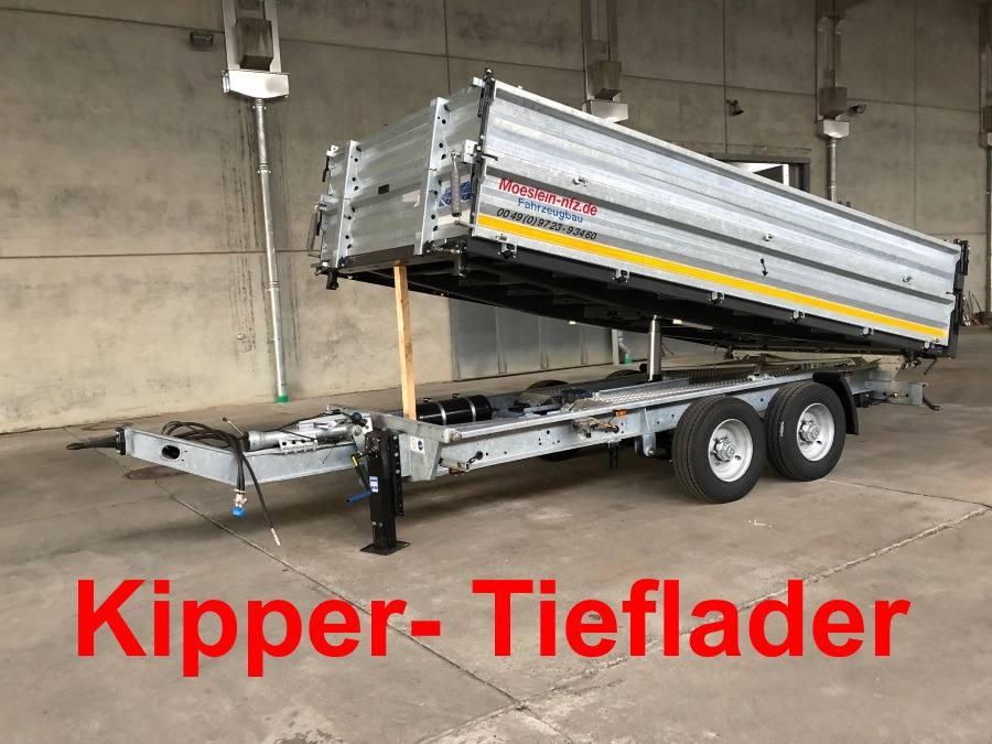 Möslein TTD11- BA Verzinkt neuer Tandem 3- Seitenkipper Tiefladermit Bordwand- Aufsatz-- Neufahrzeug -- - Самосвал ремарке: снимка 1 Möslein TTD11- BA Verzinkt neuer Tandem 3- Seitenkipper Tiefladermit Bordwand- Aufsatz-- Neufahrzeug -- - Самосвал ремарке: снимка 1