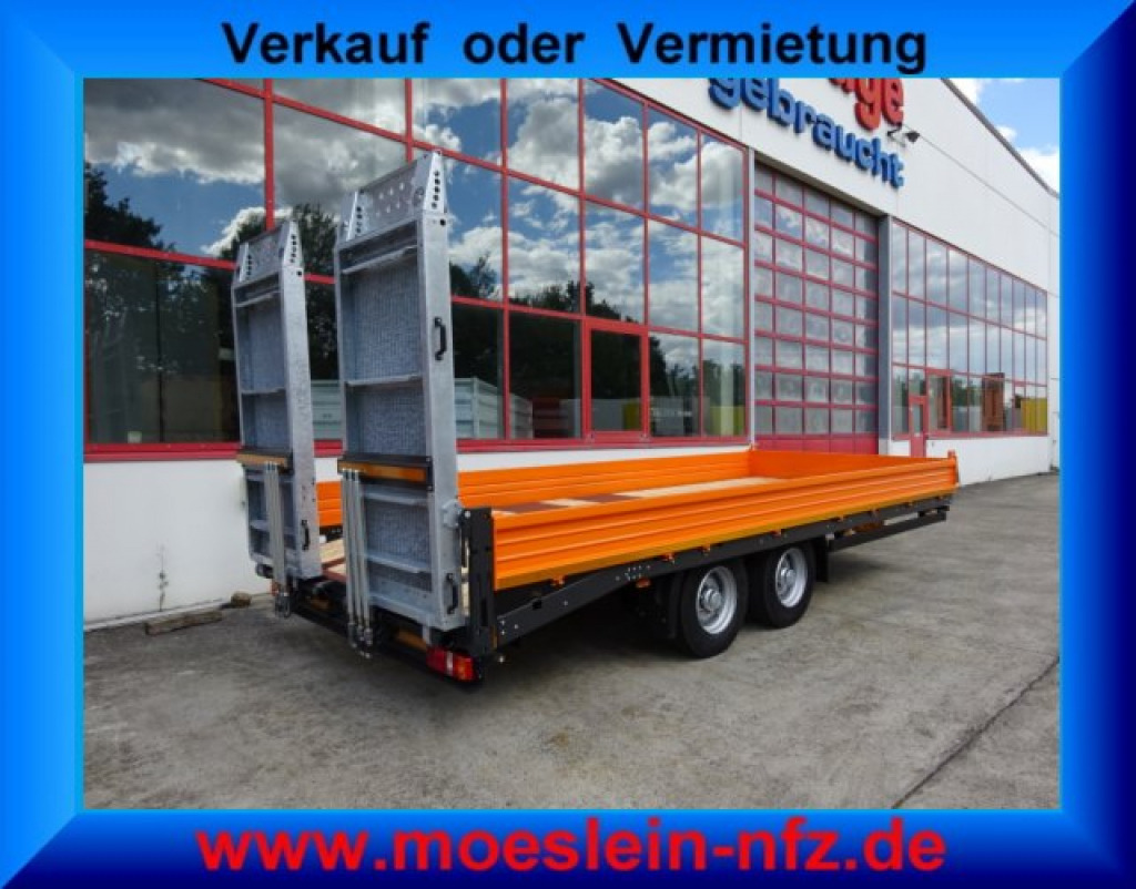 Möslein TTT 11-6,2 BR Orange Tandemtieflader mit breiten RampenNeufahrzeug - Нискорамна площадка ремарке: снимка 1 Möslein TTT 11-6,2 BR Orange Tandemtieflader mit breiten RampenNeufahrzeug - Нискорамна площадка ремарке: снимка 1