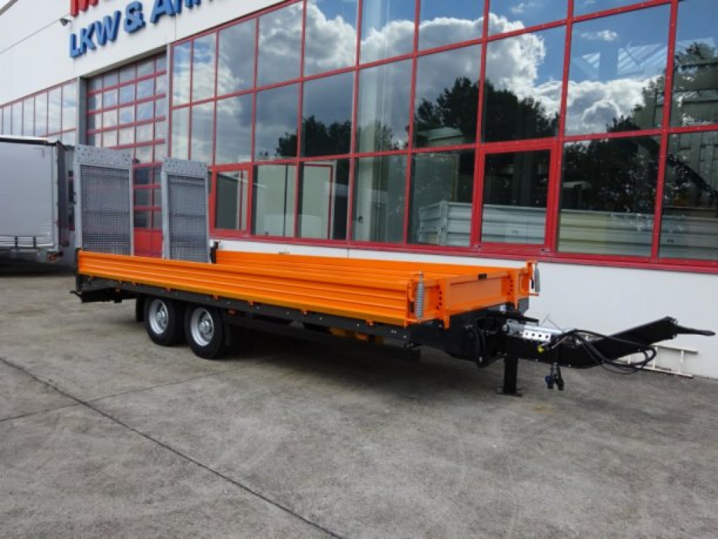 Möslein TTT 11-6,2 BR Orange Tandemtieflader mit breiten RampenNeufahrzeug - Нискорамна площадка ремарке: снимка 2 Möslein TTT 11-6,2 BR Orange Tandemtieflader mit breiten RampenNeufahrzeug - Нискорамна площадка ремарке: снимка 2