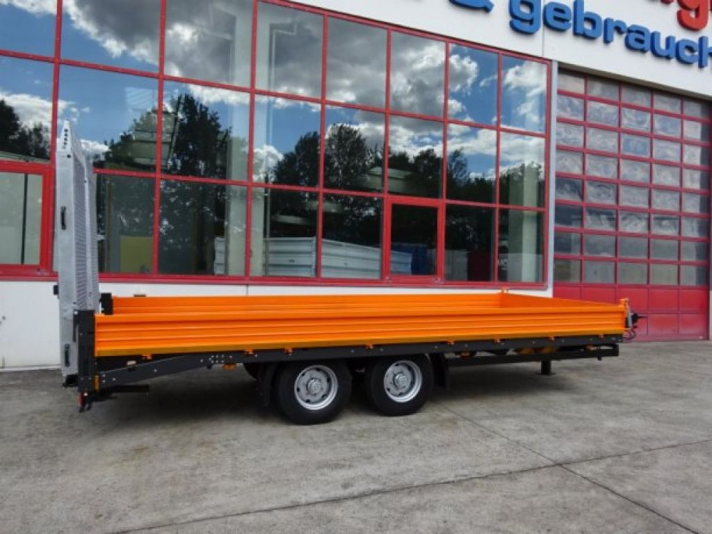 Möslein TTT-11 6,20 Orange Neuer Tandemtieflader - Нискорамна площадка ремарке: снимка 2 Möslein TTT-11 6,20 Orange Neuer Tandemtieflader - Нискорамна площадка ремарке: снимка 2