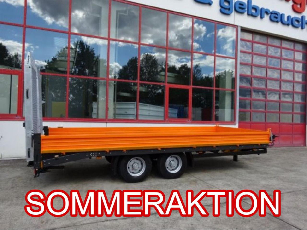 Möslein TTT-11 6,20 Orange Neuer Tandemtieflader - Нискорамна площадка ремарке: снимка 1 Möslein TTT-11 6,20 Orange Neuer Tandemtieflader - Нискорамна площадка ремарке: снимка 1