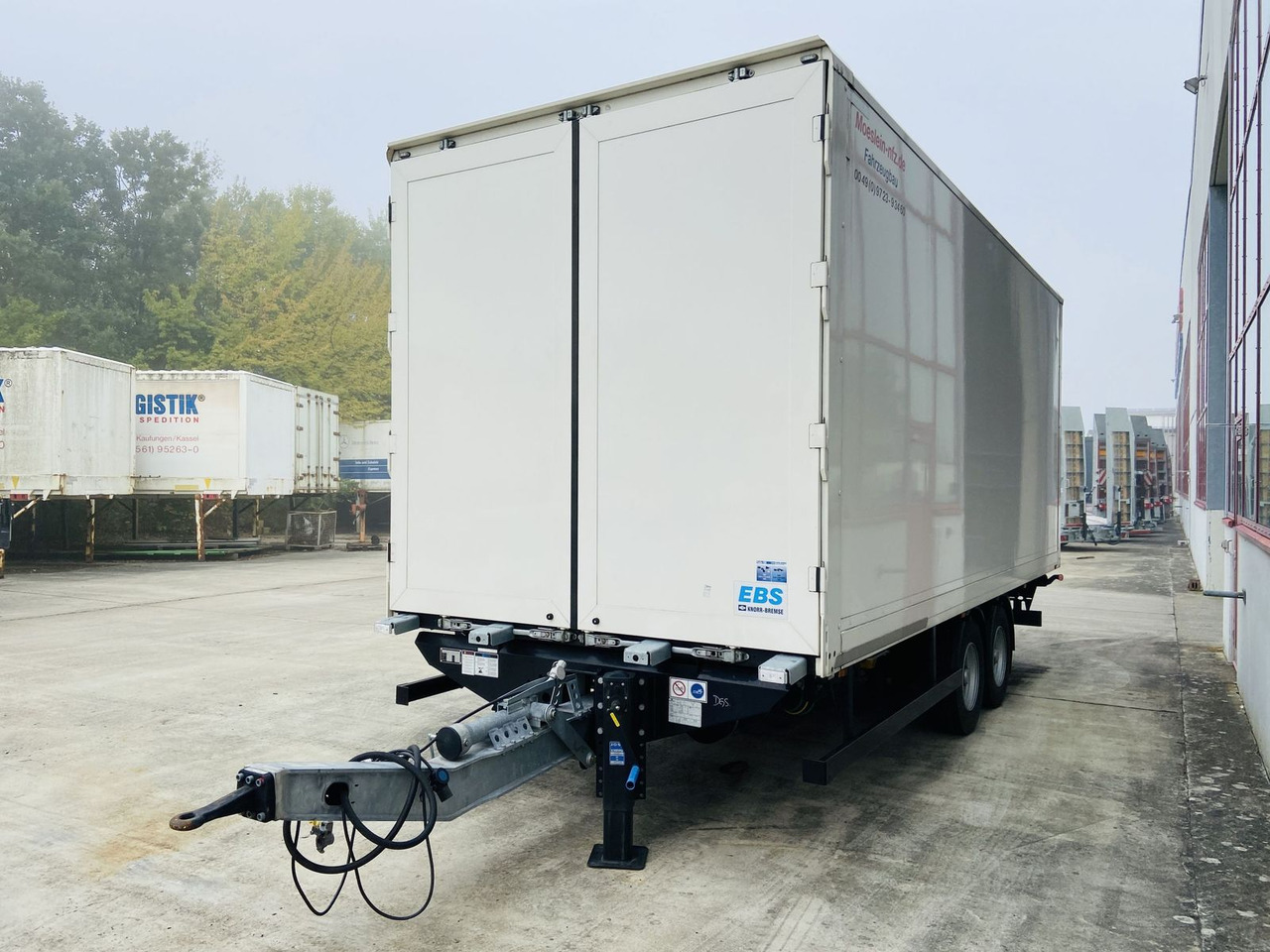 Затворена каросерия ремарке Möslein  Tandem Koffer, Ladebordwand 1,5 t + Durchladbar: снимка 6