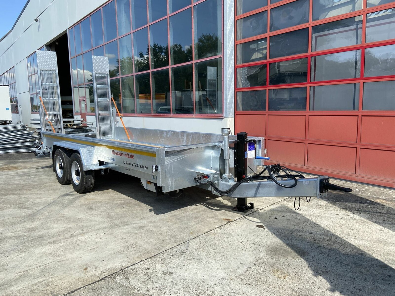 Möslein Tandemtieflader5,50 m x 2 m, Feuerverzinkt - Нискорамна площадка ремарке: снимка 3 Möslein Tandemtieflader5,50 m x 2 m, Feuerverzinkt - Нискорамна площадка ремарке: снимка 3