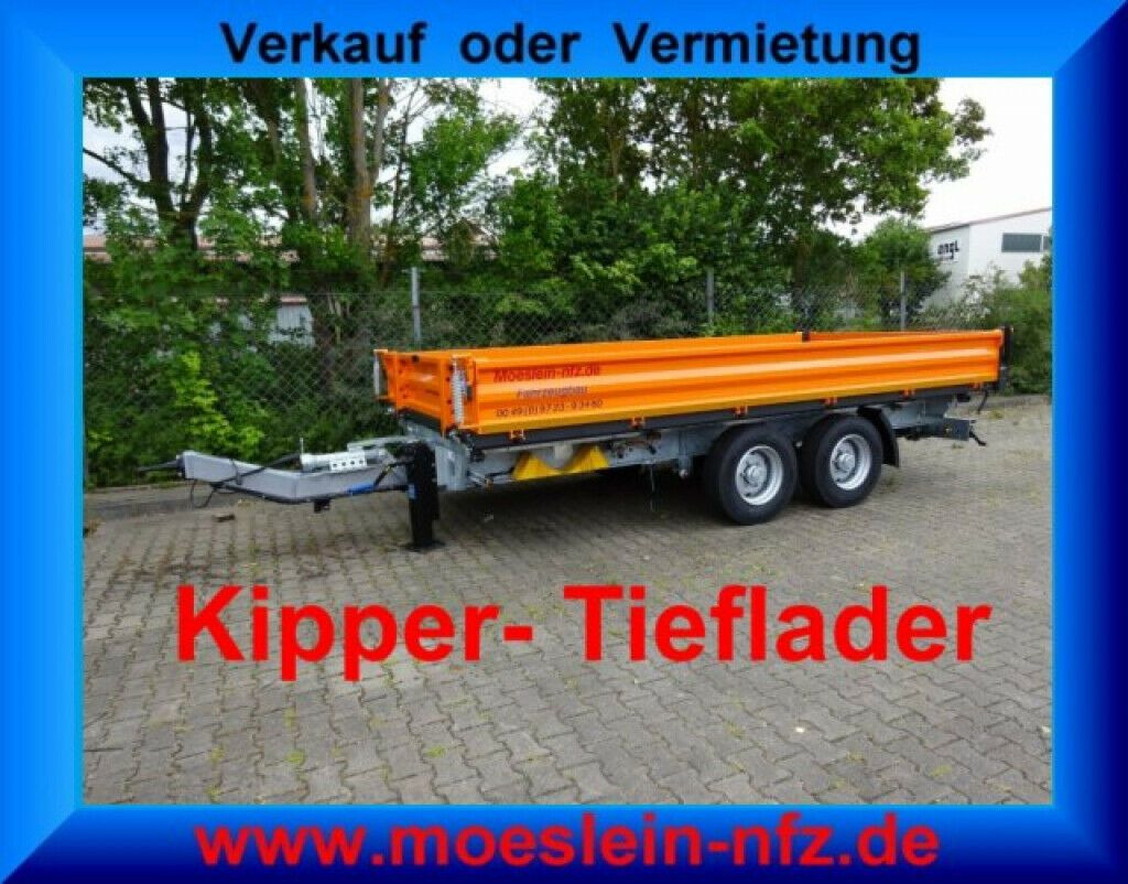 Möslein neuer Tandem 3- Seitenkipper Tieflader-- Neufah - Самосвал ремарке: снимка 2 Möslein neuer Tandem 3- Seitenkipper Tieflader-- Neufah - Самосвал ремарке: снимка 2