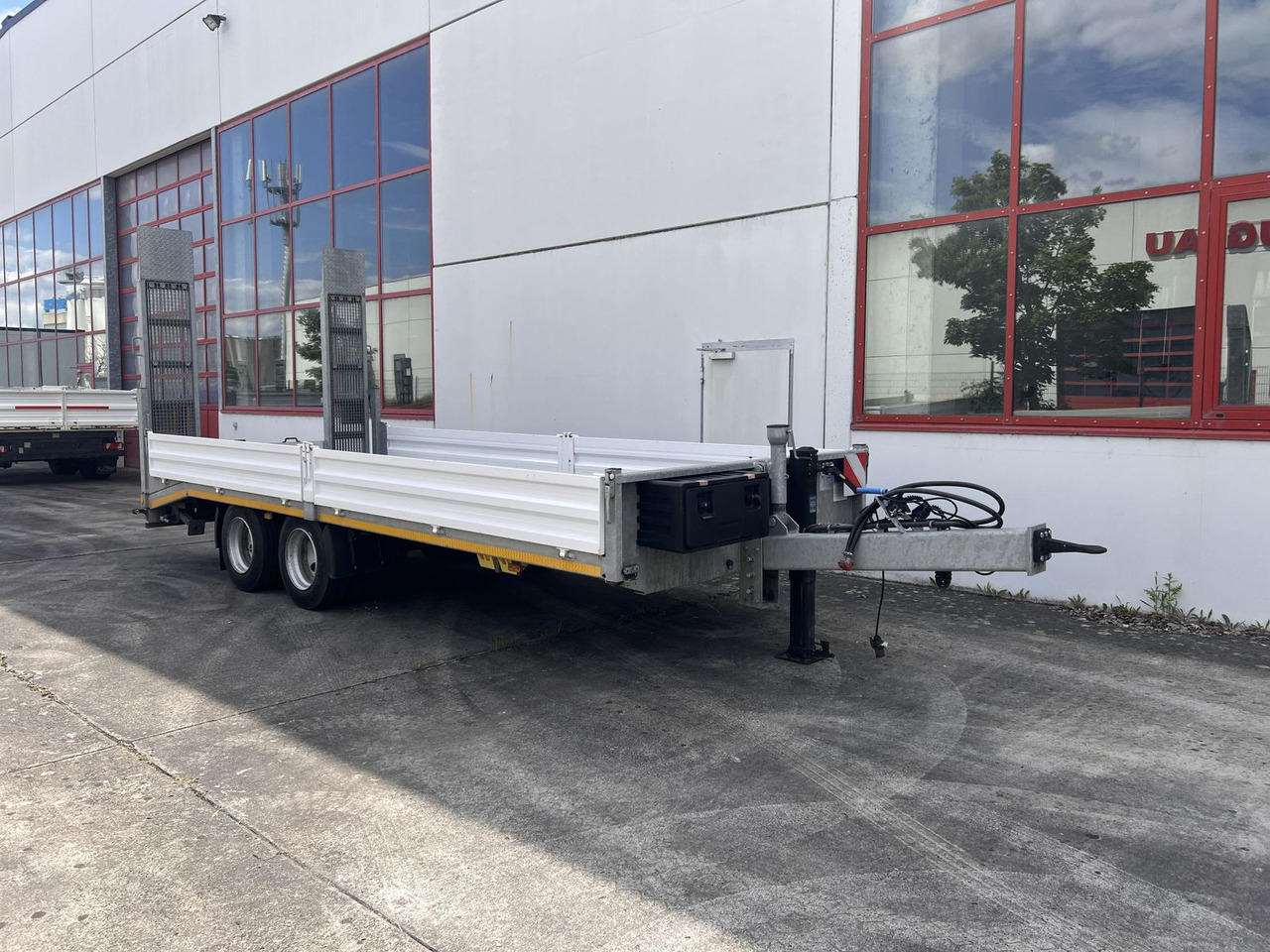 Müller-Mitteltal 14 t Tandemtieflader, wenig Benutzt - Нискорамна площадка ремарке: снимка 2 Müller-Mitteltal 14 t Tandemtieflader, wenig Benutzt - Нискорамна площадка ремарке: снимка 2