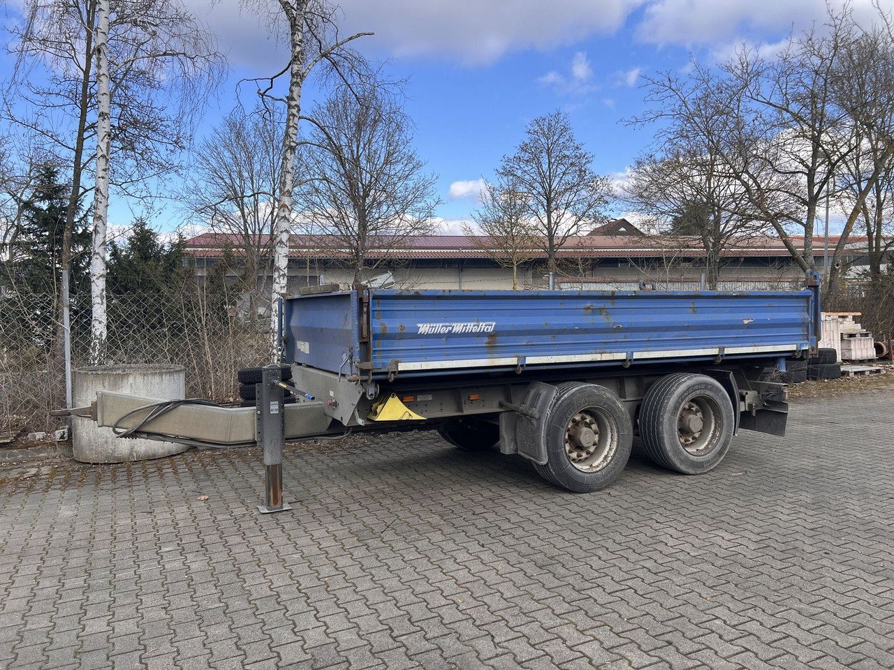 Müller-Mitteltal 18 t Tandemkipper- Tieflader - Самосвал ремарке: снимка 1 Müller-Mitteltal 18 t Tandemkipper- Tieflader - Самосвал ремарке: снимка 1