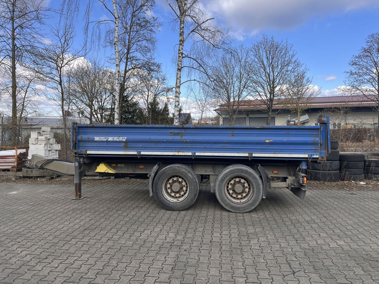 Müller-Mitteltal 18 t Tandemkipper- Tieflader - Самосвал ремарке: снимка 3 Müller-Mitteltal 18 t Tandemkipper- Tieflader - Самосвал ремарке: снимка 3