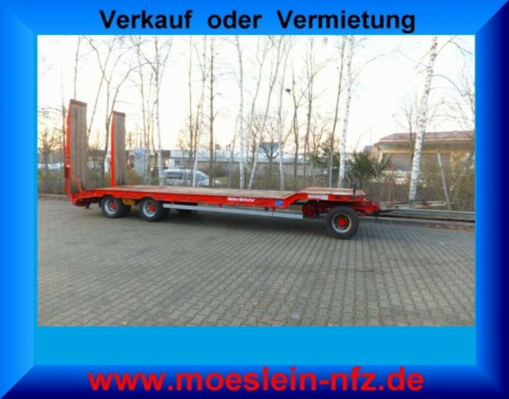 Müller-Mitteltal 3 Achs Tieflader- Anhänger - Нискорамна площадка ремарке: снимка 4 Müller-Mitteltal 3 Achs Tieflader- Anhänger - Нискорамна площадка ремарке: снимка 4