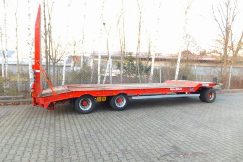 Müller Mitteltal T 3  3 Achs Tieflader- Anhänger - Нискорамна площадка ремарке: снимка 1 Müller Mitteltal T 3  3 Achs Tieflader- Anhänger - Нискорамна площадка ремарке: снимка 1