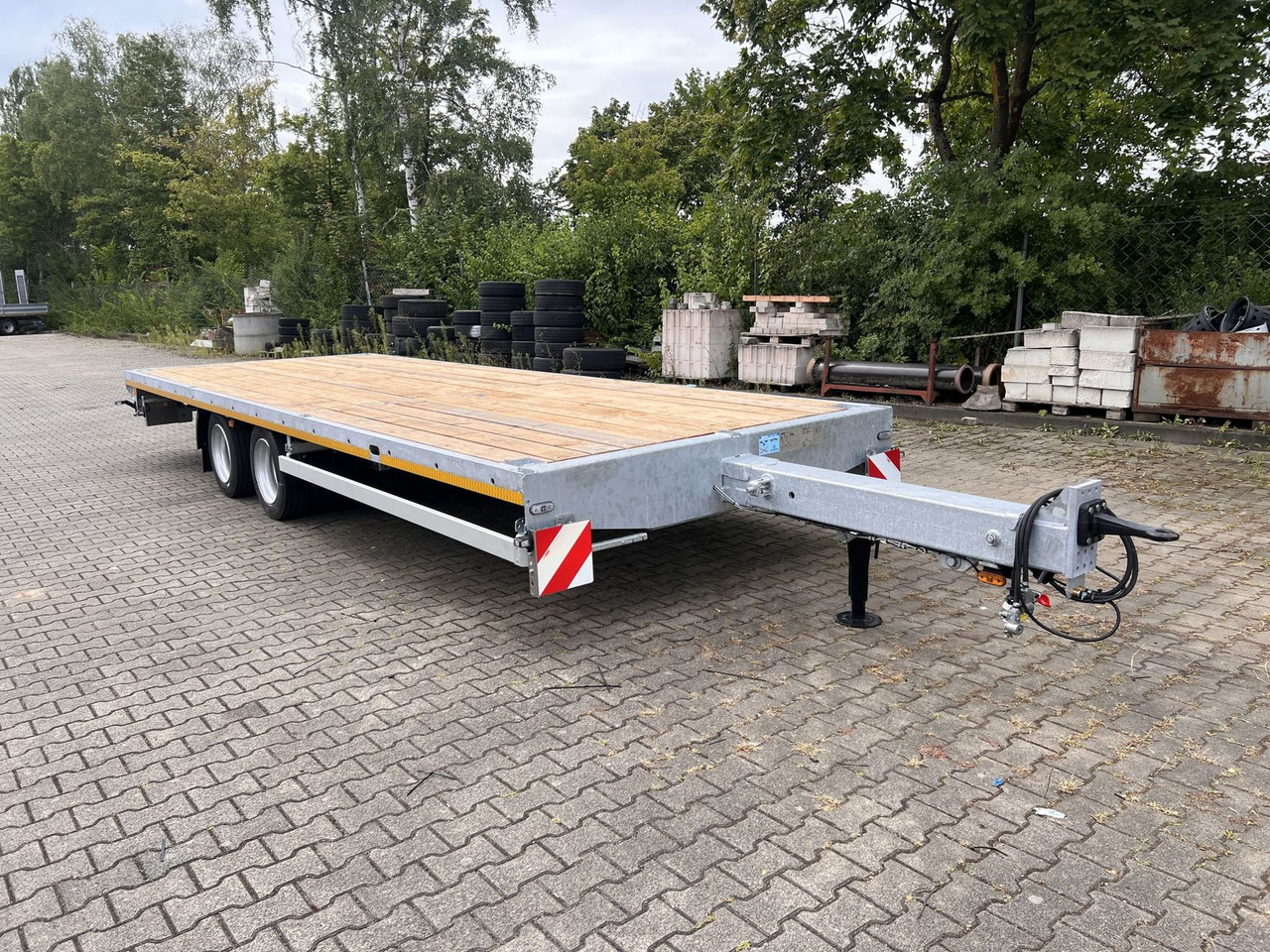Полуремарке Möslein  13,9 t Tandemanhänger- Tieflader, ausziehbarLuf: снимка 10