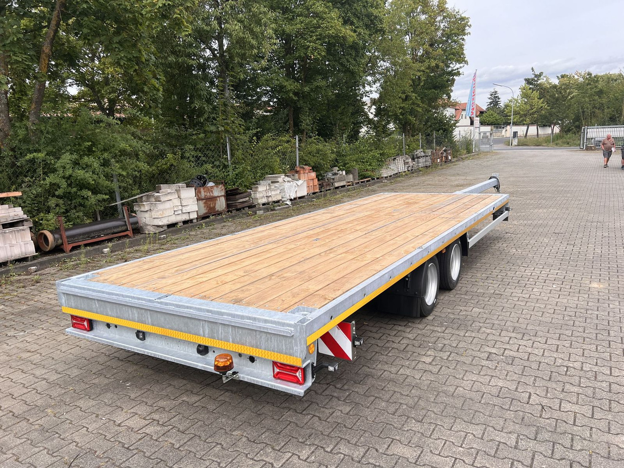 Полуремарке Möslein  13,9 t Tandemanhänger- Tieflader, ausziehbarLuf: снимка 6