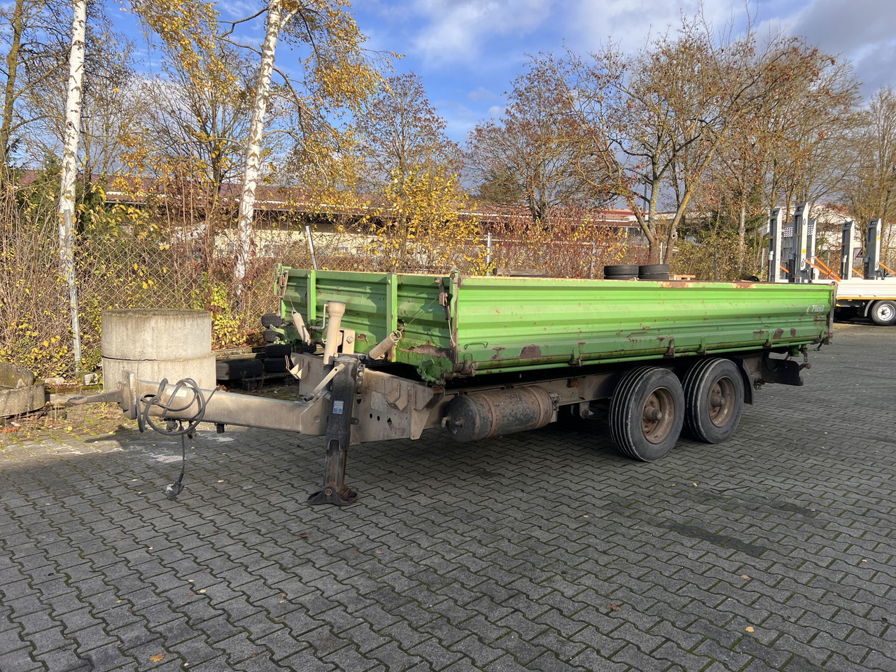 TK Tandemkipper- Tieflader - Самосвал ремарке: снимка 2 TK Tandemkipper- Tieflader - Самосвал ремарке: снимка 2