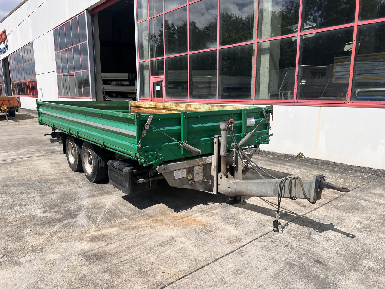 TK Tandemkipper- Tieflader, wenig Benutzt - Самосвал ремарке: снимка 3 TK Tandemkipper- Tieflader, wenig Benutzt - Самосвал ремарке: снимка 3