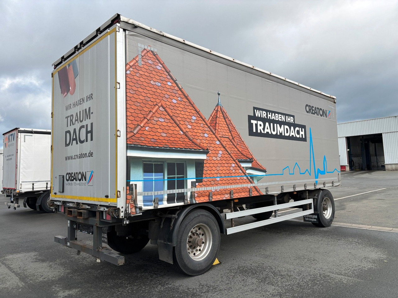 AZP18 Plane + Staplerhalterung - Брезентово ремарке: снимка 4 AZP18 Plane + Staplerhalterung - Брезентово ремарке: снимка 4