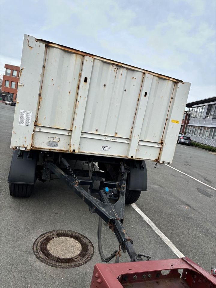 Krone AZ18 + Palettenkasten - Бордово ремарке/ Платформа: снимка 3 Krone AZ18 + Palettenkasten - Бордово ремарке/ Платформа: снимка 3