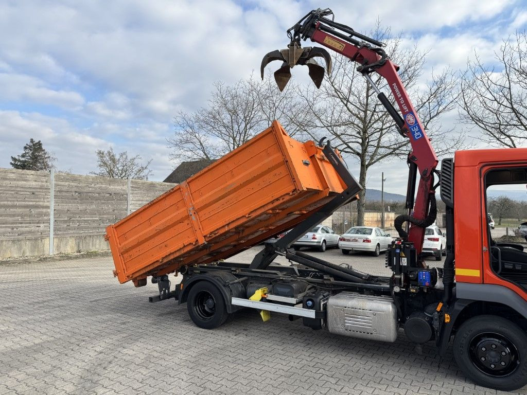 Мултилифт с кука камион, Камион с кран DAF FA LF 180 8t / Abrollkipper, Ladekran   Containe: снимка 8