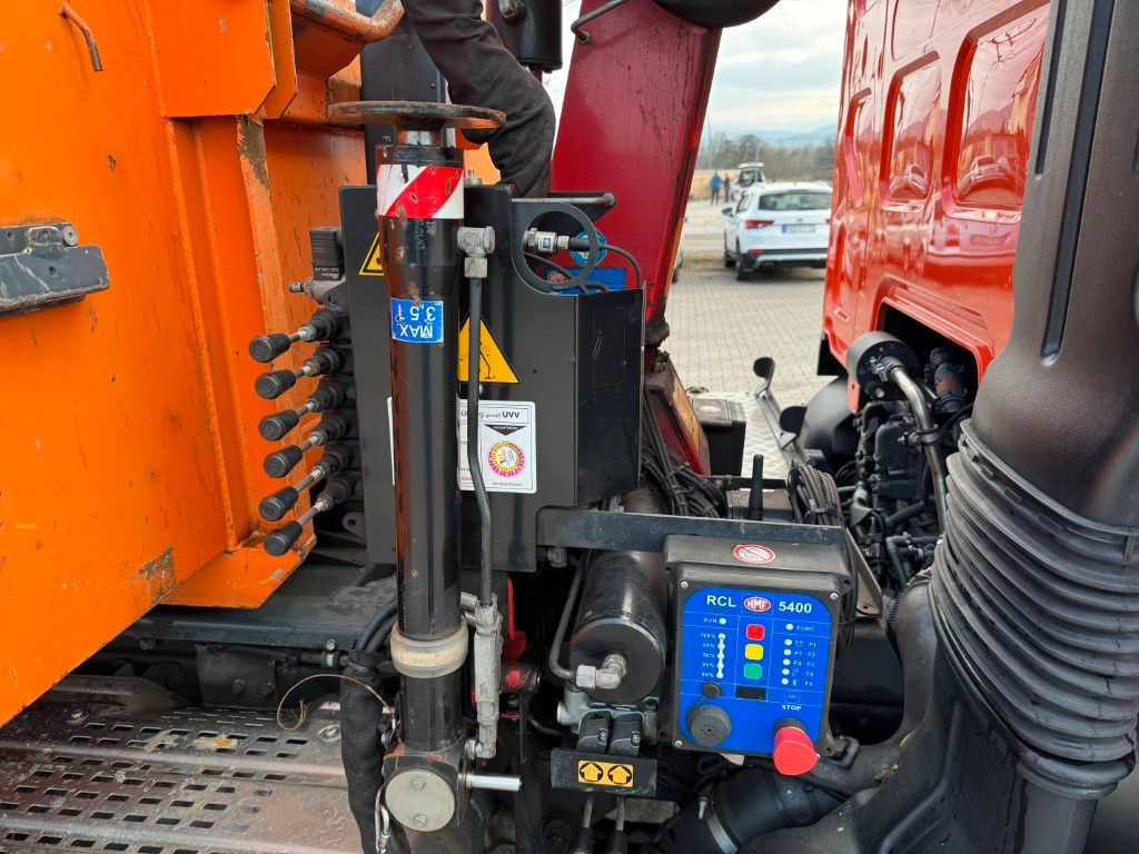 Мултилифт с кука камион, Камион с кран DAF FA LF 180 8t / Abrollkipper, Ladekran   Containe: снимка 23