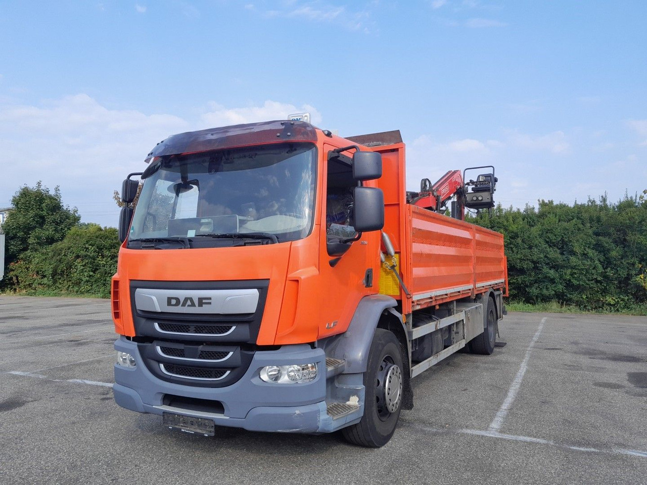 DAF FA LF 320 19t Fassi Kran - Бордови камион, Камион с кран: снимка 1 DAF FA LF 320 19t Fassi Kran - Бордови камион, Камион с кран: снимка 1